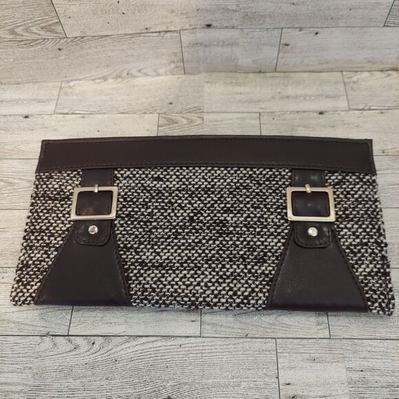 MICHE Classic Shell Roxanne Dark Brown Tweed Great Condition Purse Shell Medium - Picture 4 of 12